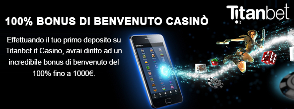 Titanbet Casino Bonus di Benvenuto